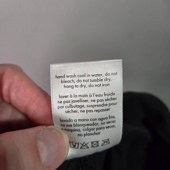 NWT WeWoreWhat Womens Lace-Up Biker Shorts Black Medium Athletic Exercise Workou - Picture 9 of 9